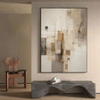 Minimalist Geometric Lines | Beige Tones