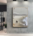 Textured Coastal Harmony | Beige Shore
