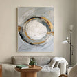 Textured Circular Opulence | Gilded Ring