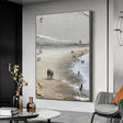 Textured Coastal Harmony | Beige Shore