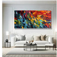 Textured Feather Splendor | Vivid Hues