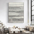 Textured Linear Serenity | Monochrome Tones