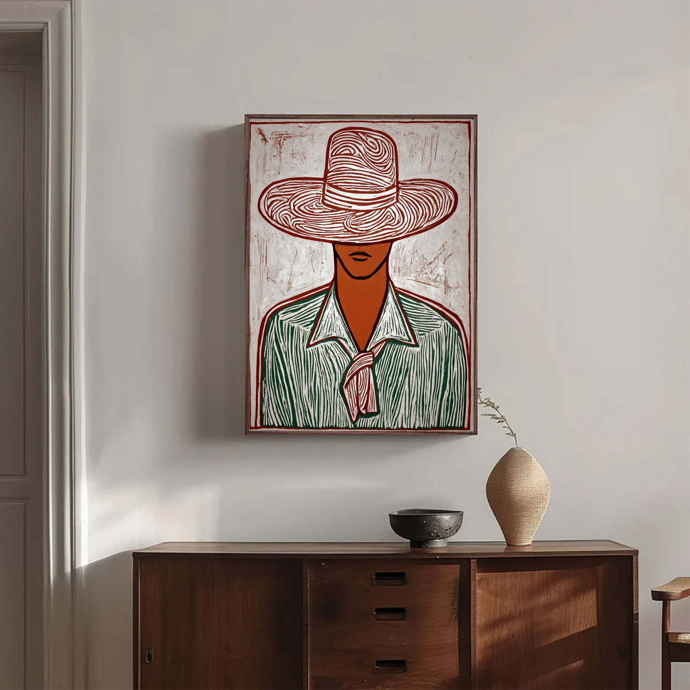 Textured Folk Opulence | Hat Attire