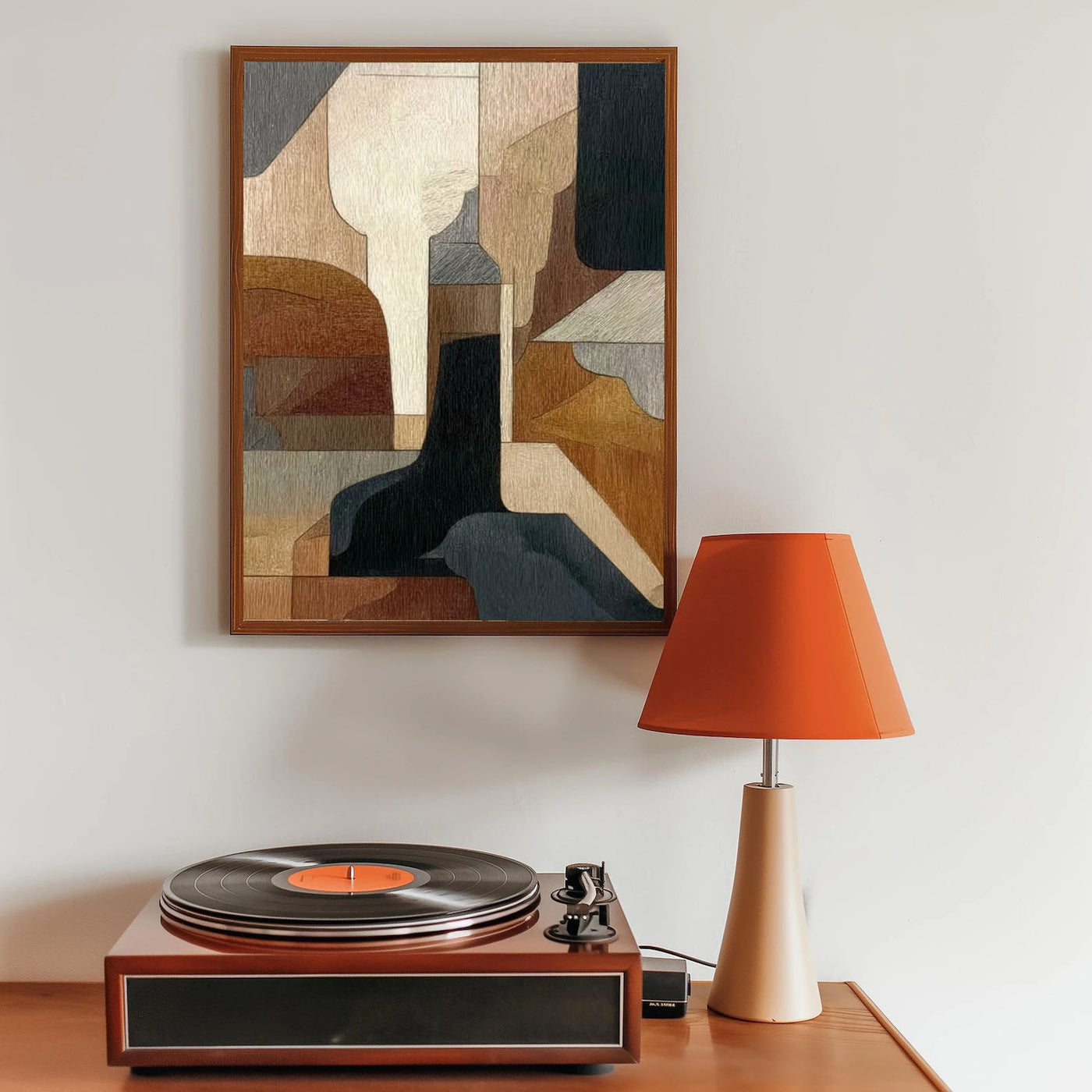 Earthy Tones Abstract | Geometric Forms
