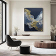 Textured Linear Elegance | Gilded Waves