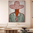 Textured Folk Opulence | Hat Attire