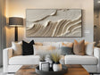 Sculptural Layered Texture | Neutral Beige