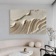 Sculptural Layered Texture | Neutral Beige