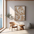 Textured Ornate Swirls | Warm Taupe