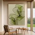 Textured Airy Contours | Muted Greens