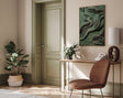 Textured Wave Opulence | Green Gold