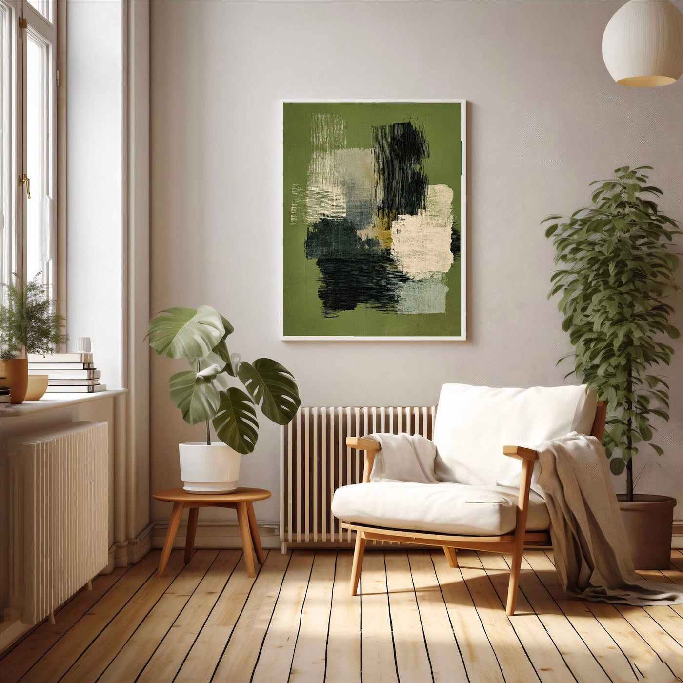 Textured Abstract Opulence | Green Blend