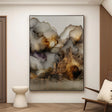 Textured Inkwash Grandeur | Gilded Citadel