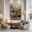 Textured Inkwash Grandeur | Gilded Citadel