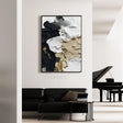 Textured Impasto Contrast | Gilded Neutrals