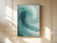 Textured Turquoise Surge | Silver Crest