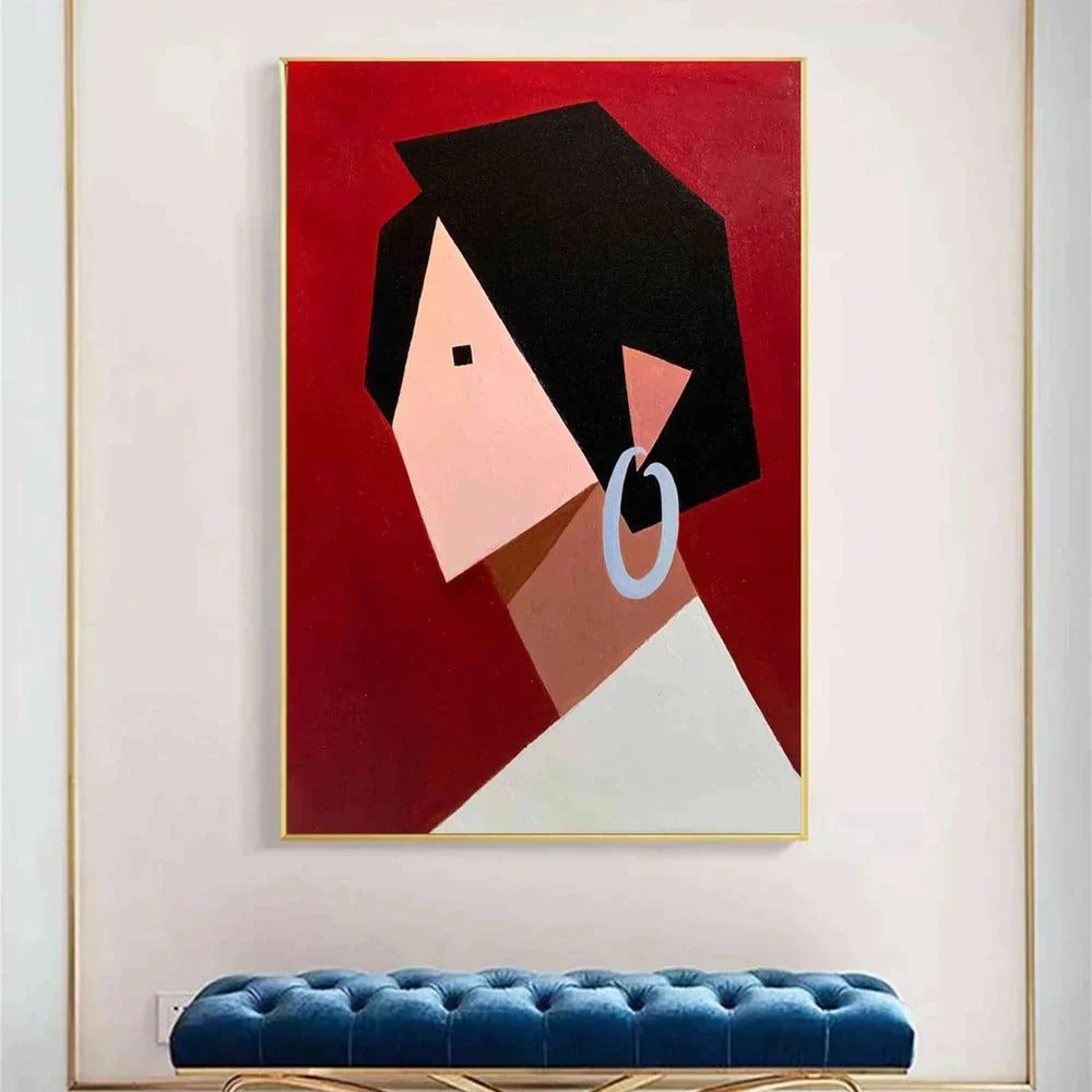 Abstract Portrait Wall Art #PB009