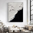 Textured Monochrome Contrast | White Black
