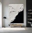 Textured Monochrome Contrast | White Black