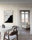Textured Monochrome Contrast | White Black