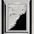 Textured Monochrome Contrast | White Black