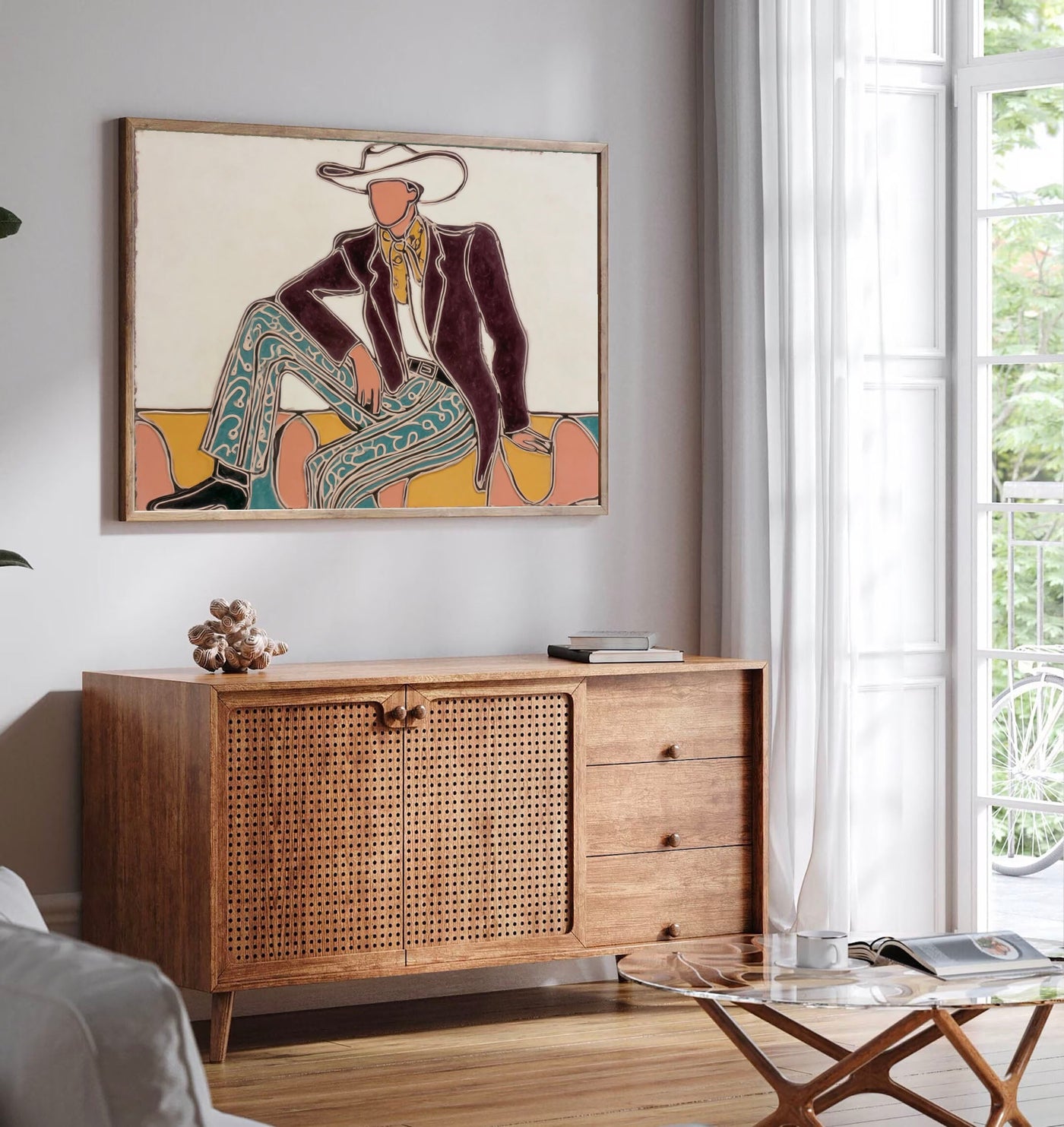 Textured Cowboy Flair | Patterned Hues
