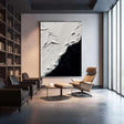 Textured Monochrome Contrast | White Black