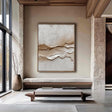 Textured Earth Tone Relief | Abstract Horizon