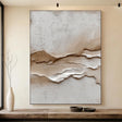 Textured Earth Tone Relief | Abstract Horizon