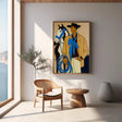 Textured Cowboy Harmony | Bold Blues