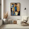 Textured Cowboy Harmony | Bold Blues