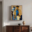 Textured Cowboy Harmony | Bold Blues
