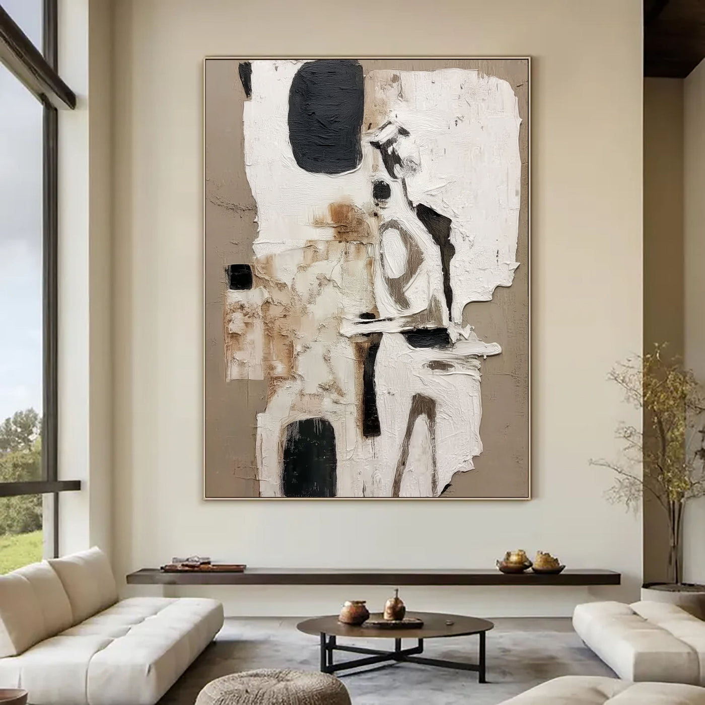 Bold Abstract Forms | Neutral Palette