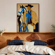 Textured Cowboy Harmony | Bold Blues