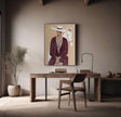 Textured Cowboy Elegance | Striped Charm