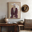 Textured Cowboy Elegance | Striped Charm