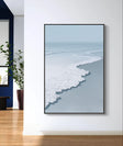 Textured Ocean Waves | Blue White