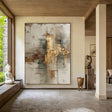 Textured Abstract Gold | Metallic Grey