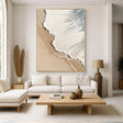 Textured Coastal Waves | Sand White