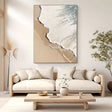 Textured Coastal Waves | Sand White
