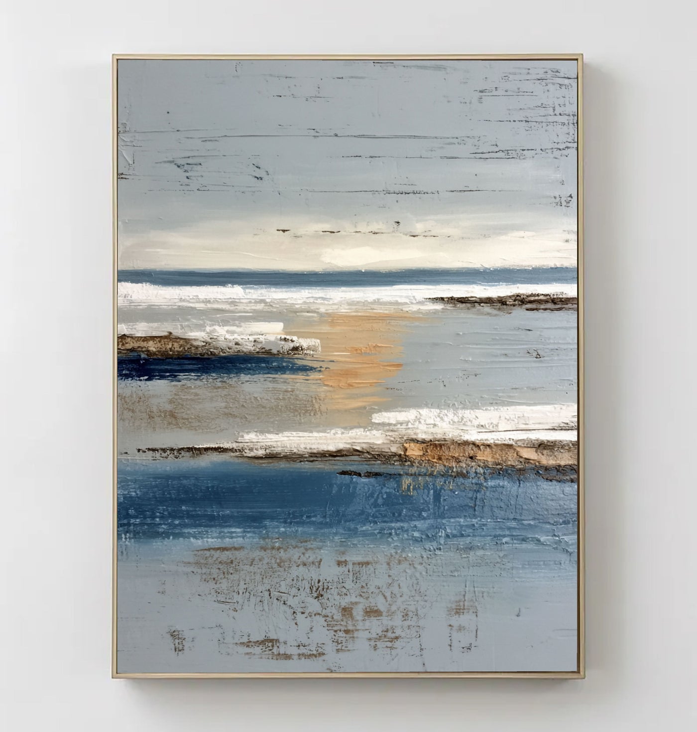 Textured Coastal Glow | Tide Reflection