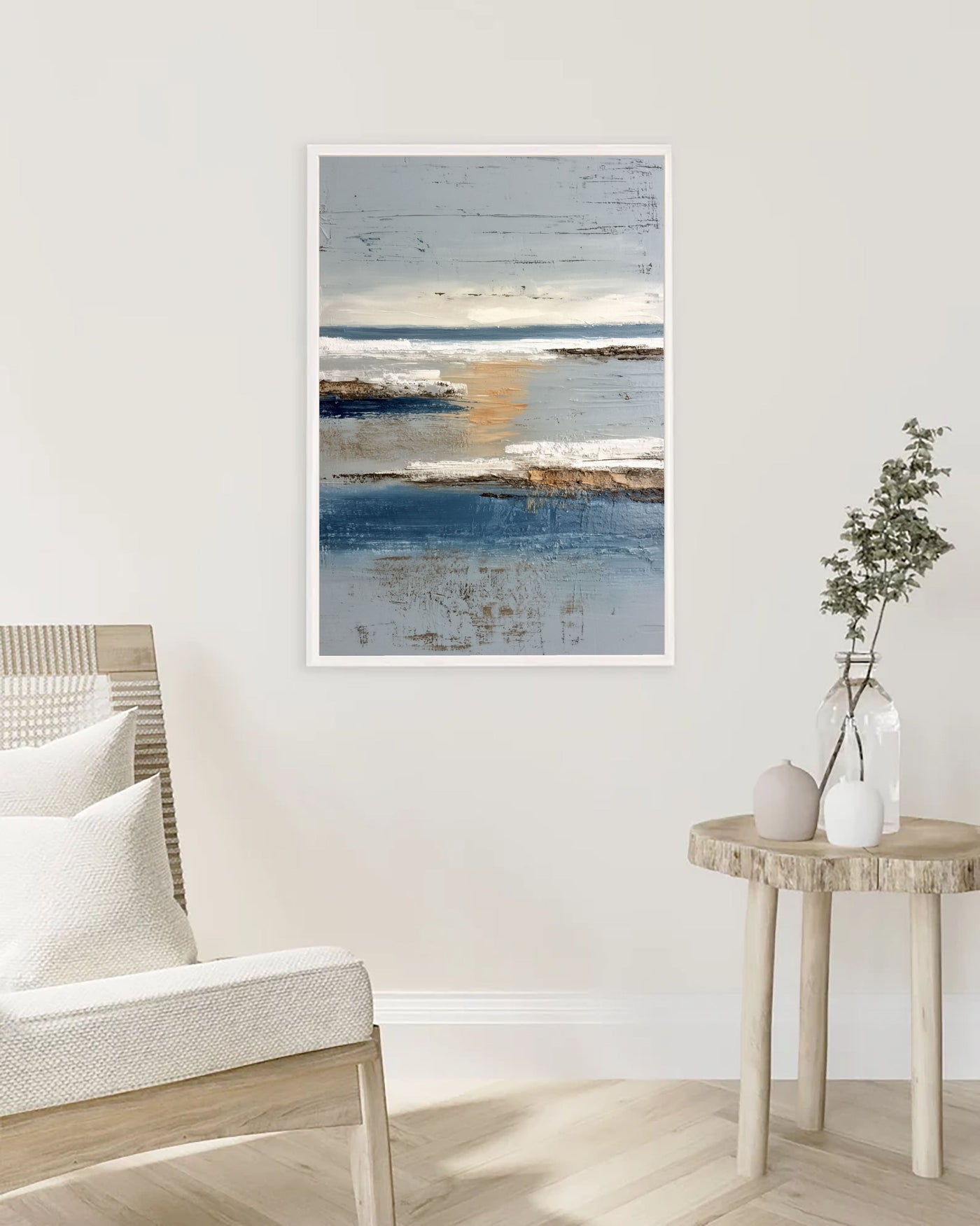 Textured Coastal Glow | Tide Reflection