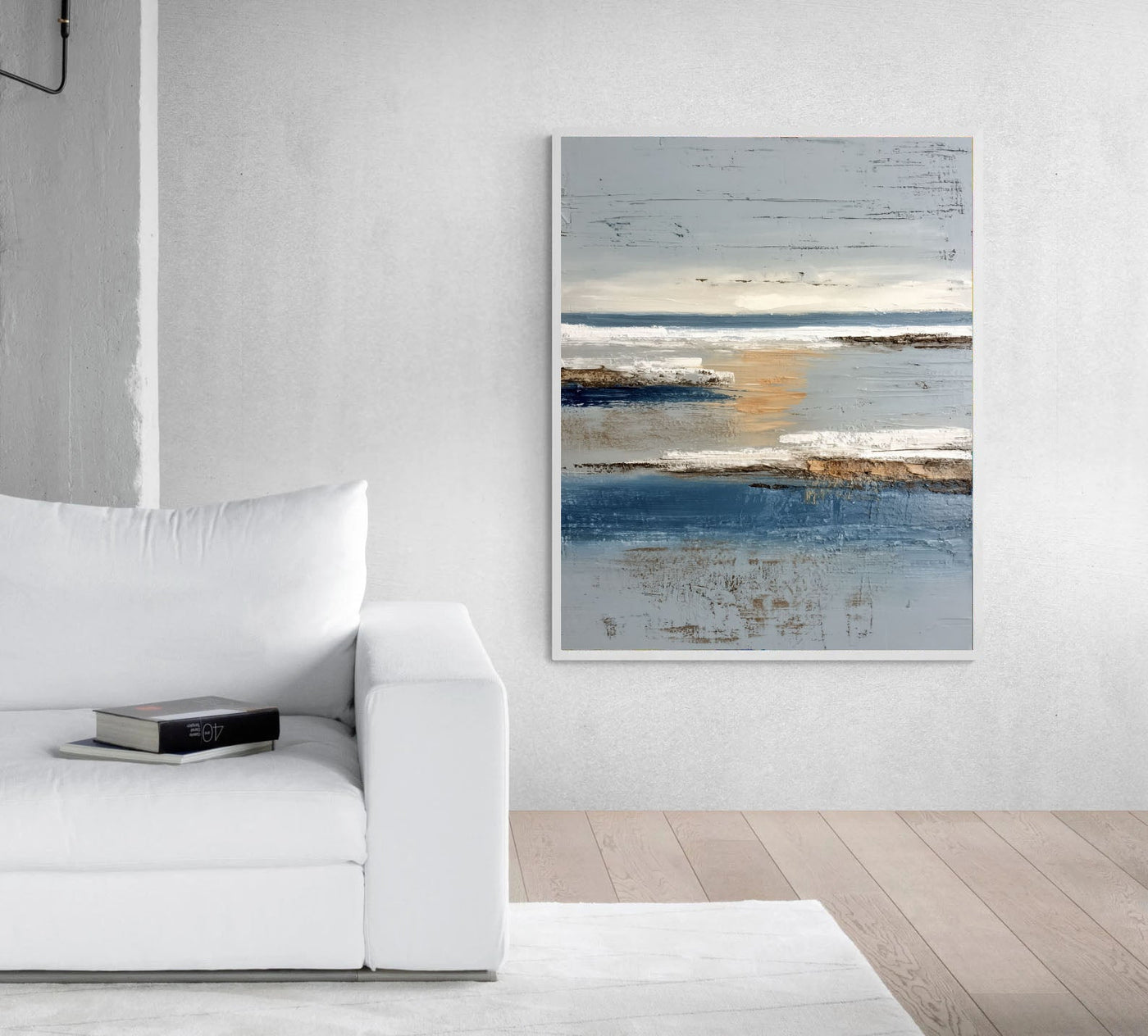 Textured Coastal Glow | Tide Reflection
