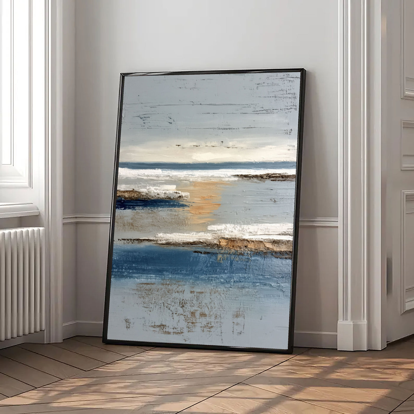 Textured Coastal Glow | Tide Reflection