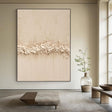 Strukturierte, minimalistische Gräser | Beige Weiß