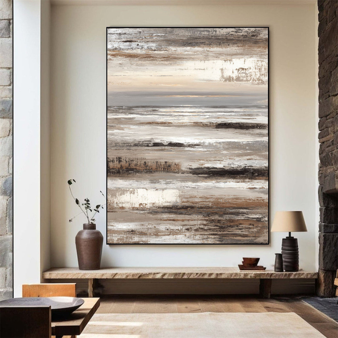 Textured Tidal Rhythms | Coastal Mist