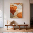 Textured Earthy Opulence | Terracotta Marbling