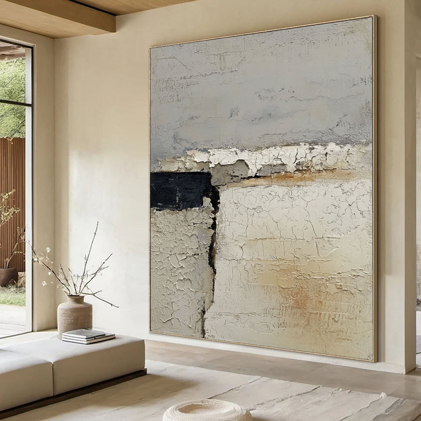 Textured Cracked Serenity | Ochre Divide