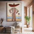 Whimsical Striped Silhouette | Leisure Lounge