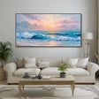 Textured Coastal Sunrise | Blue Gold